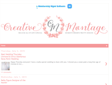 Tablet Screenshot of creativemontage.com